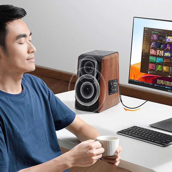 Фото - Кабель 3.5 мм - RCA UGREEN AV116 3.5mm Male to 2 RCA Male Cable 5m Black (10591)