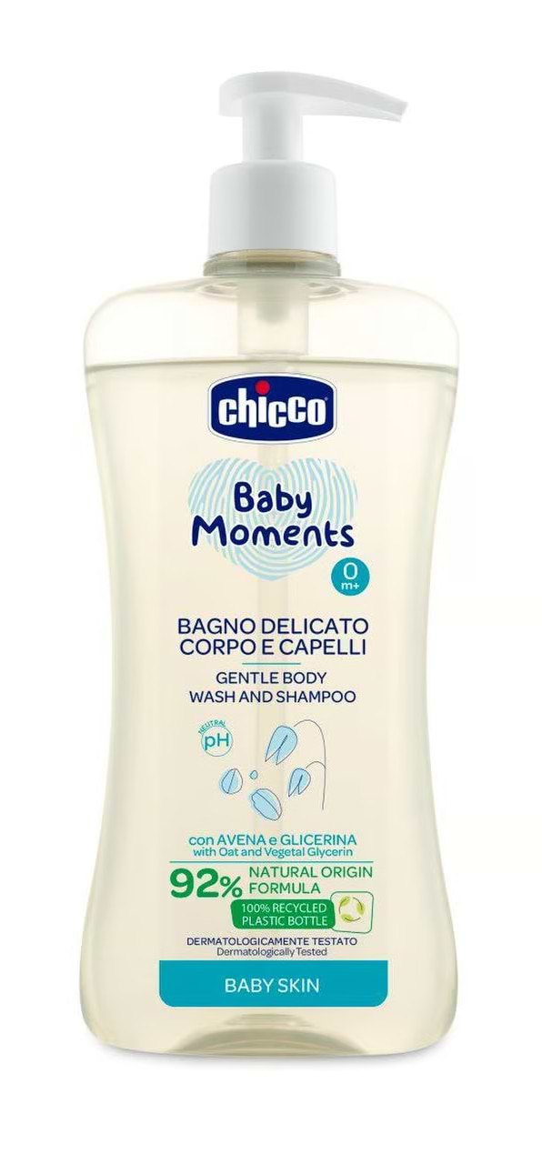Фото - Шампунь для дітей Chicco Baby Moments 500 мл (10594.00)