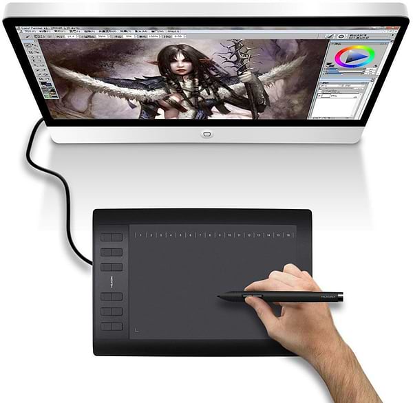 Фото - Уцінка - Графічний планшет Huion 1060 Plus+рукавиця