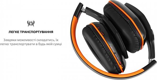 Фото - Уценка - Наушники полноразмерные беспроводные Kotion EACH B3506 Black/Orange (ktb3506bt)