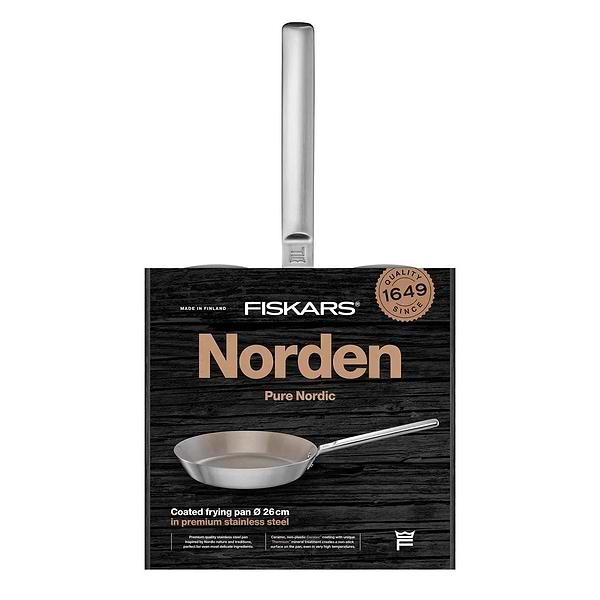 Фото - Сковорода універсальна Fiskars Norden 26 см (1067632)