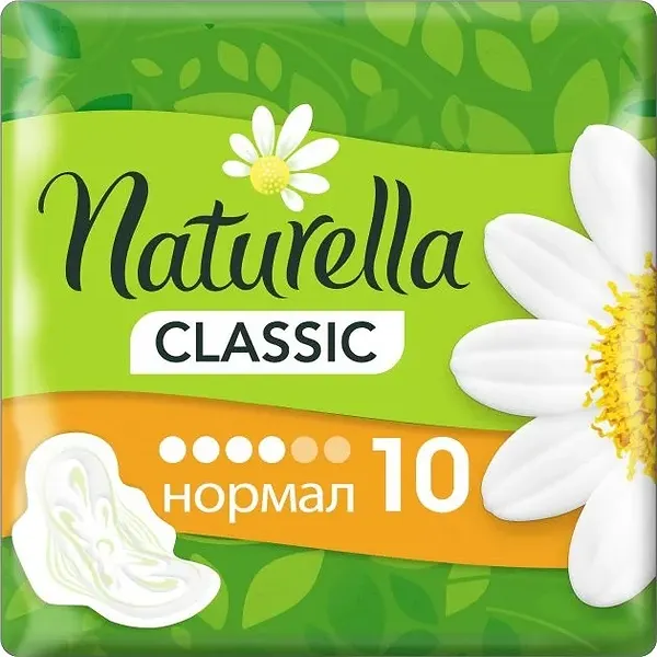 Фото - Прокладки гігієнічні Naturella Camomile Normal Single з крильцями 10шт