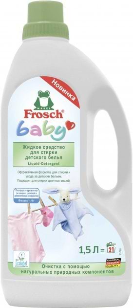 Фото - Гель для стирки Frosch Baby 1,5 л