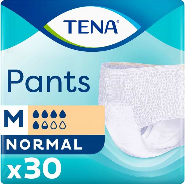 Одноразові підгузки-трусики Tena Pants Normal Medium 30 (7322541150611) - Фото 1