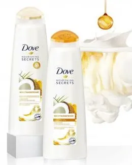 Фото - Бальзам для волосся DOVE Nourish secrets Відновлення Куркума і кокосове масло 350 мл
