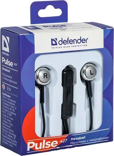 Фото - Навушники вкладиші Defender Pulse 427 Black (63427)