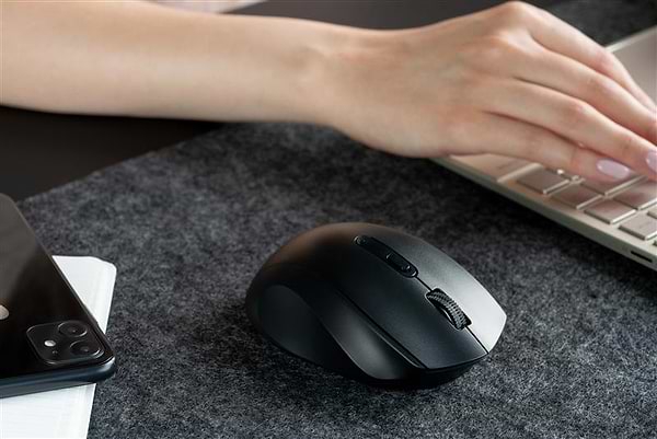 Фото - Миша бездротова 2E MF240 WL Black (2E-MF240WB)