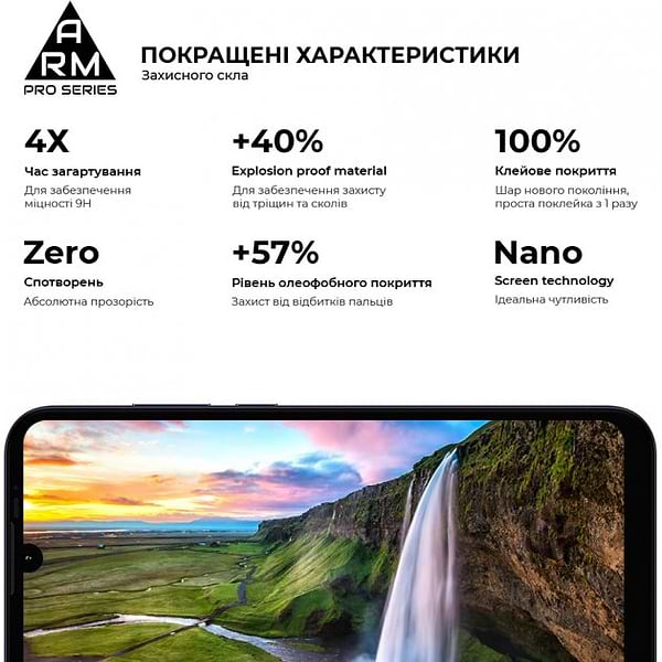 Фото - Защитное стекло для смартфона Armorstandart Pro for Motorola Moto E6i Black 0.33mm (ARM59409)