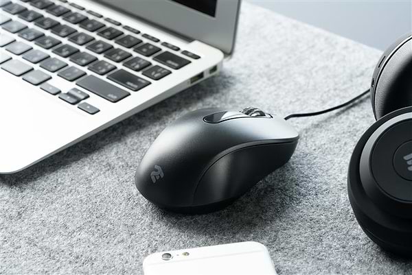 Фото - Мышь проводная 2E MF160 USB Black (2E-MF160UB)