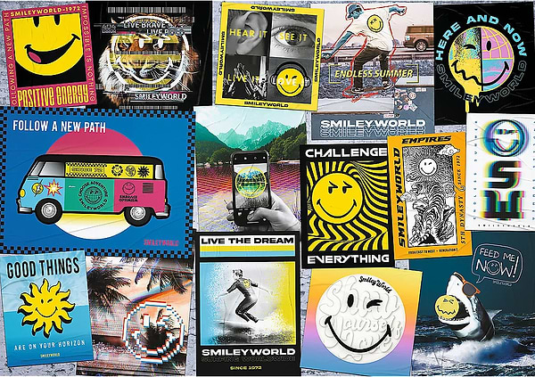 Фото - Пазлы (8+) Trefl "Позитивная жизнь" (1000 элм.)(10729)