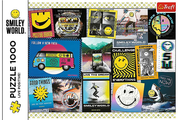 Фото - Пазлы (8+) Trefl "Позитивная жизнь" (1000 элм.)(10729)