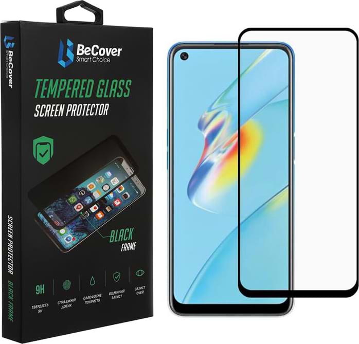 Защитное стекло для смартфона BeCover for Oppo A54 Black (706655) - Фото 1