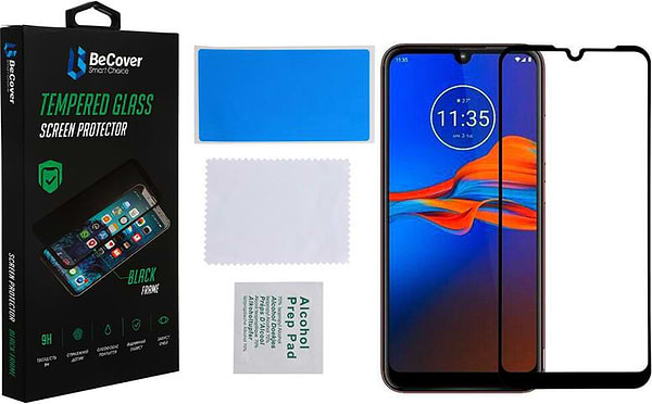 Фото - Захисне скло для смартфону BeCover for Motorola Moto E6i Black (706654)