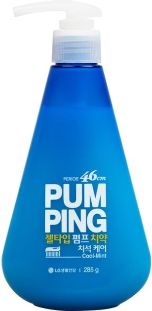Фото - Зубна паста LG Perioe 46 см Pumping Cool mint 285 г (8801051065589)