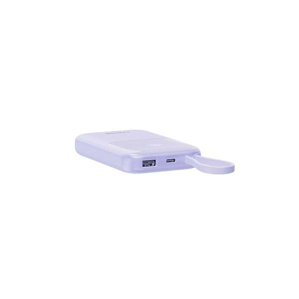 Фото - Батарея мобільна Canyon OnPower 101 built-in cable 10000 mAh PD22.5W Purple (CNS-CPB101PU)