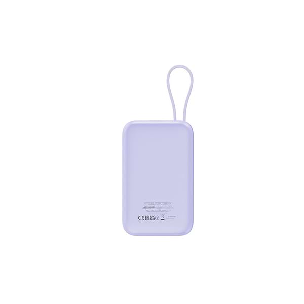 Фото - Батарея мобільна Canyon OnPower 101 built-in cable 10000 mAh PD22.5W Purple (CNS-CPB101PU)