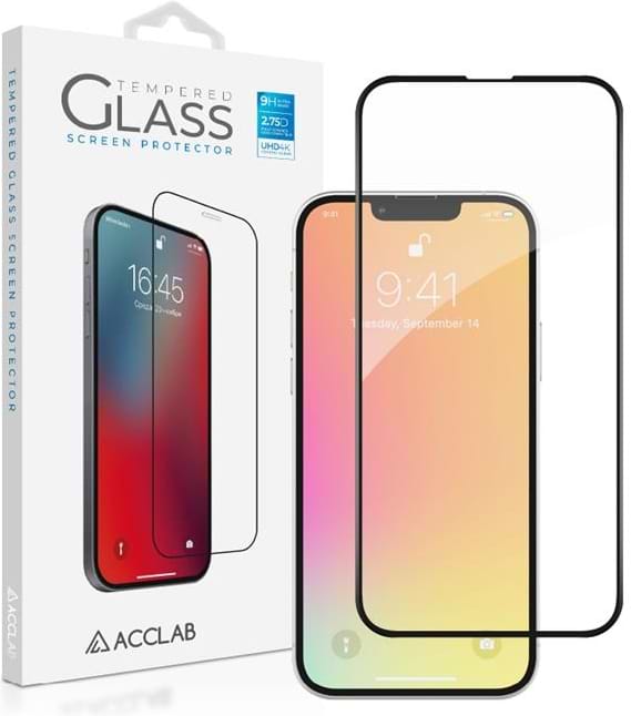 Захисне скло для смартфона ACCLAB Full Glue for Apple iPhone 13 Pro Black (1283126515408) - Фото 1