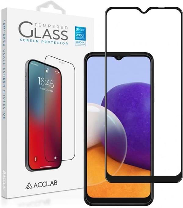 Фото - Захисне скло для смартфону ACCLAB Full Glue for Samsung Galaxy A22 SM-A225 Black (1283126512551)