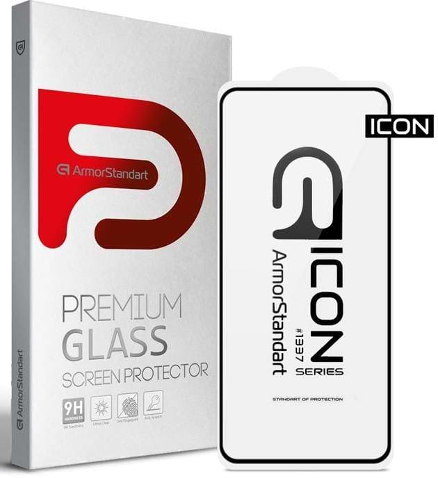 Захисне скло для смартфону Armorstandart Icon for Xiaomi Redmi 10 Black (ARM59794)