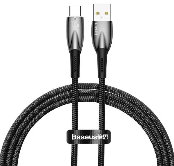 Фото - Кабель синхронизации данных Baseus USB Type-C 100W 1m Black (CADH000401)
