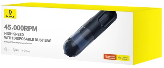 Фото - Автомобільний пилосос Baseus AP01 Handy Vacuum Cleaner Black C30450100111-00)