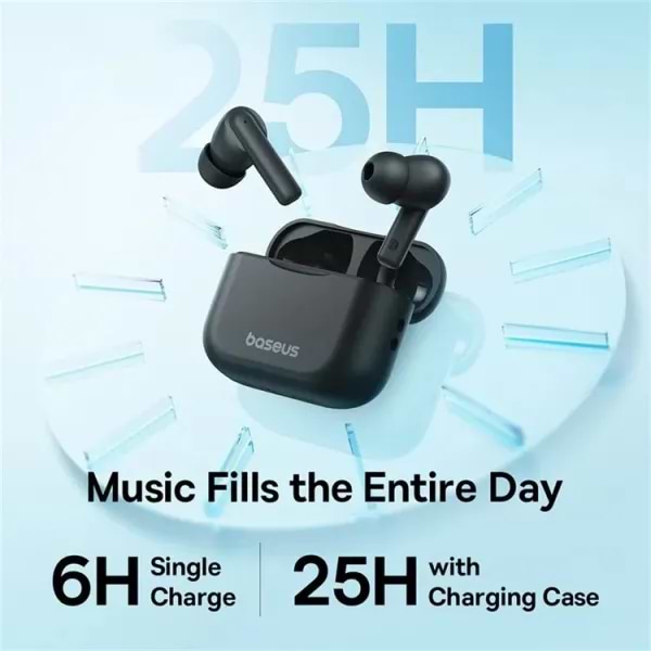 Фото - Наушники вкладыши беспроводные TWS Baseus Bowie E17 True Wireless Bluetooth Earphones Cluster Black (A00072200113-Z1)