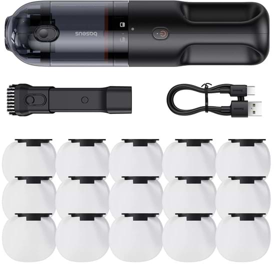 Фото - Автомобільний пилосос Baseus AP01 Handy Vacuum Cleaner Black C30450100111-00)