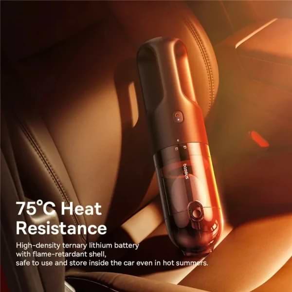 Фото - Автомобільний пилосос Baseus AP01 Handy Vacuum Cleaner Black C30450100111-00)