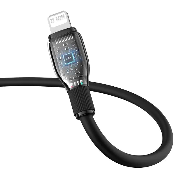 Фото - Кабель синхронизации данных Baseus Pudding Series Fast Charging Cable Type-C to iP 20W 1.2m Cluster Black (P10355701111-00)