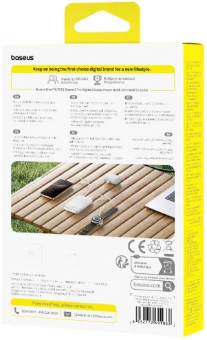 Фото - Батарея мобильная Baseus EnerFill Bipow2 Pro 22.5W 10000mAh White (E0027601)