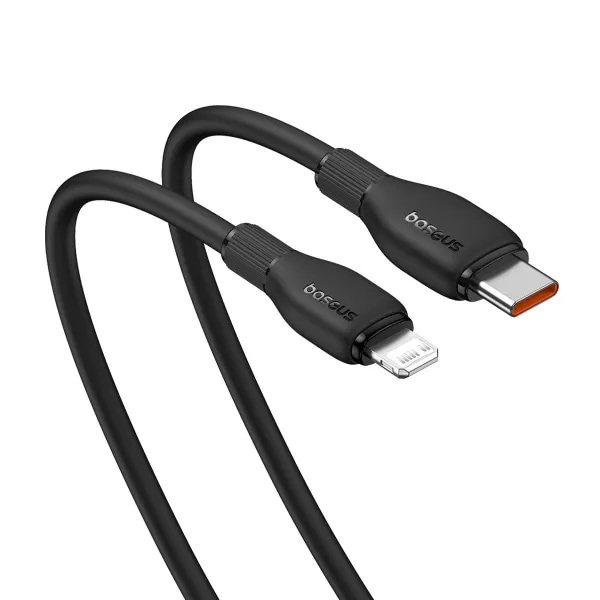 Фото - Кабель синхронизации данных Baseus Pudding Series Fast Charging Cable Type-C to iP 20W 1.2m Cluster Black (P10355701111-00)