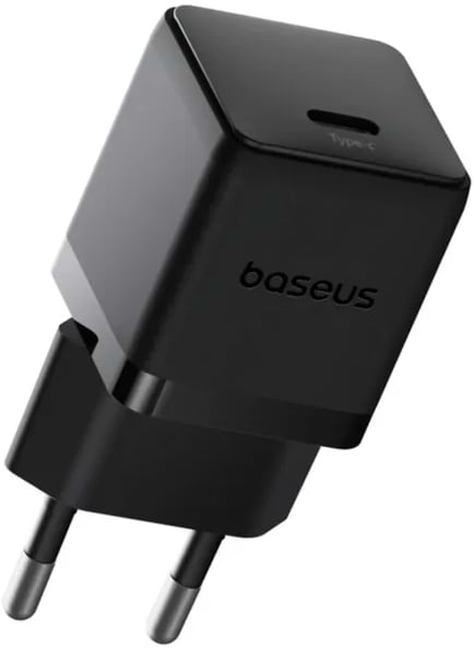 Мережевий зарядний пристрій Baseus Palm Fast Charger 1C 20W EU Cluster Black (P10111602113-00) - Фото 1