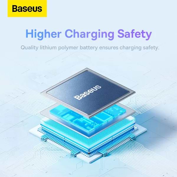 Фото - Батарея мобильная Baseus Airpow Fast Charge Power Bank 10000mAh 20W Black (PPQD090001)