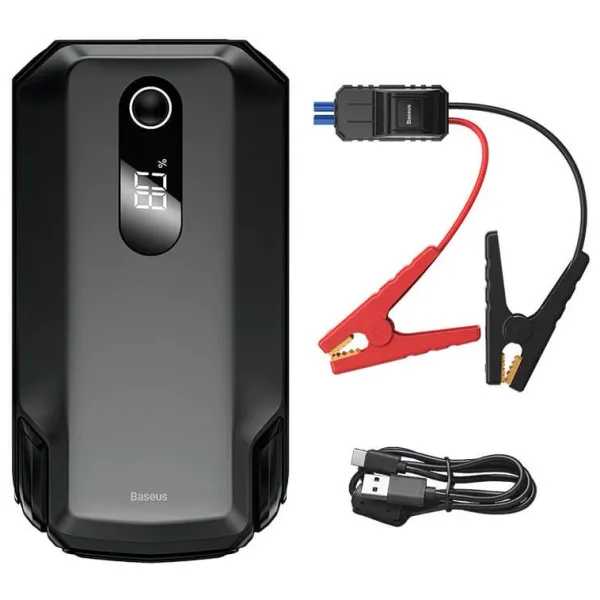 Фото - Пускозарядное устройство Baseus Super Energy Max Car Jump Starter 20000mAh, Peakcurrent 2000A Black (CGNL020001)