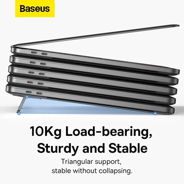 Фото - Підставка під ноутбук Baseus Slim Laptop Kickstand 2pcs Grey (LUZC000013)