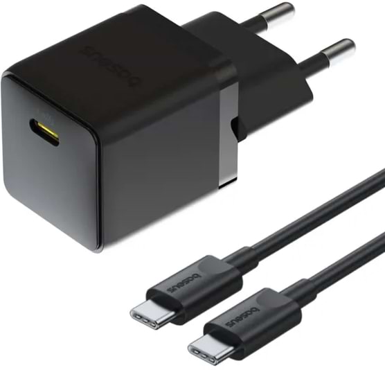 Сетевое зарядное устройство Baseus Palm Fast Charger 1C 20W EU Cluster Black (P10111602113-01)