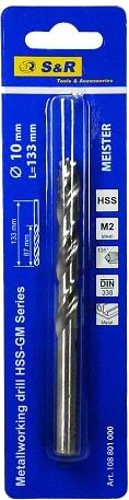 Фото - Сверло S&R Meister HSS 10х87х133 мм (108801000)