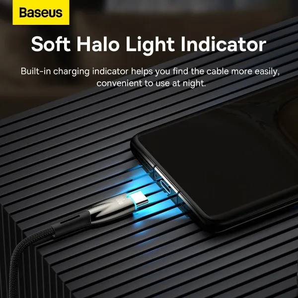 Фото - Кабель синхронизации данных Baseus USB Type-C 100W 1m Black (CADH000401)
