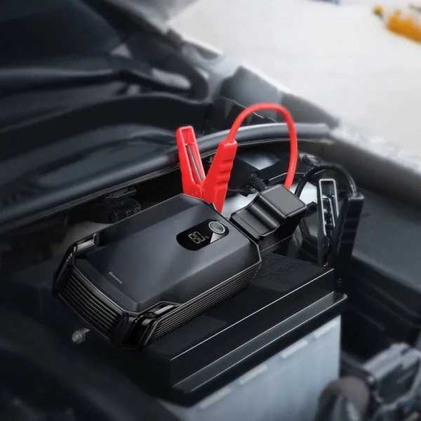 Фото - Пускозарядное устройство Baseus Super Energy Max Car Jump Starter 20000mAh, Peakcurrent 2000A Black (CGNL020001)