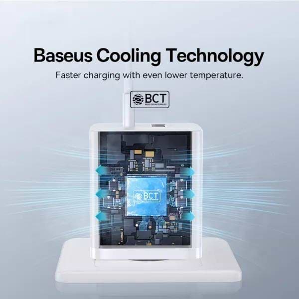 Фото - Мережевий зарядний пристрій Baseus Cube Fast Charger C+U 30W EU Cluster Black (P10111404113-00)