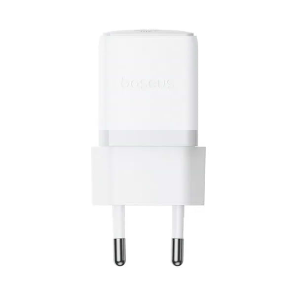 Фото - Сетевое зарядное устройство Baseus Palm Fast Charger 1C 30W EU Moon White (P10111605213-01)