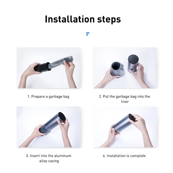 Фото - Автомобільний сміттєвий контейнер Baseus Style Vehicle-mounted Trash Can (CRLJT-01)