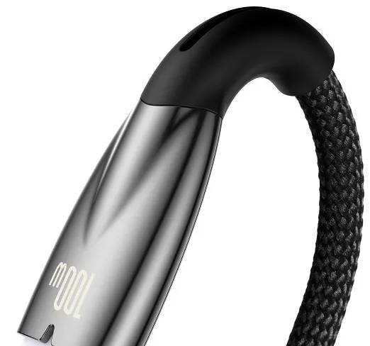 Фото - Кабель синхронизации данных Baseus USB Type-C 100W 1m Black (CADH000401)