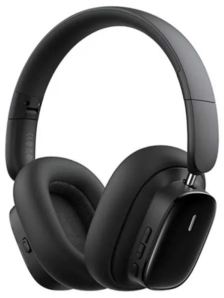 Навушники повнорозмірні бездротові Baseus Bowie H1i Noise-Cancellation Cluster Black (A00050402113-00) - Фото 1