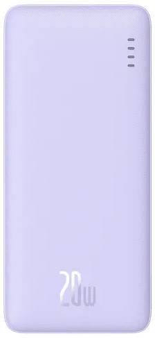Батарея мобильная Baseus Airpow Fast Charge Power Bank 10000mAh 20W Nebula Purple (P10022801513-00) - Фото 1