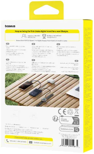 Фото - Батарея мобильная Baseus EnerFill Bipow2 Pro 22.5W 10000mAh Black (E0027600)