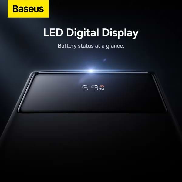 Фото - Батарея мобильная Baseus Star Lord Display 22.5W 30000 mAh QC3.0 PD3.0 Black (PPXJ080101)