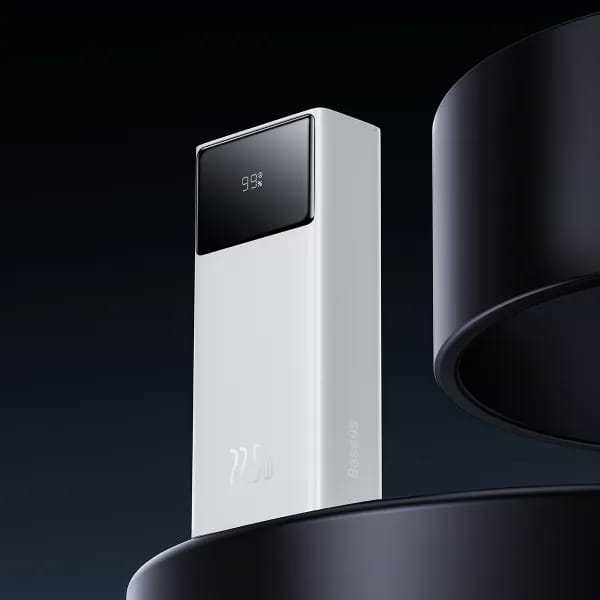 Фото - Батарея мобильная Baseus Star Lord Display 22.5W 30000 mAh QC3.0 PD3.0 White (PPXJ080102)