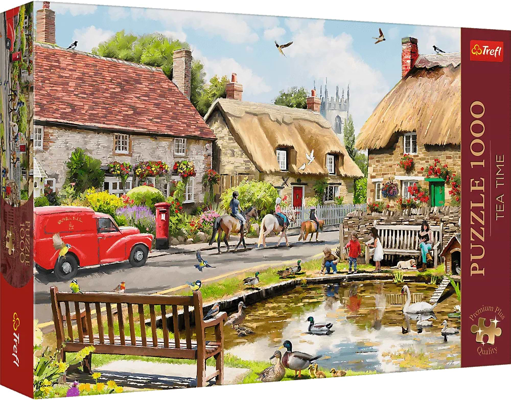Пазлы (8+) Trefl Время чаепития – "Лето в городе" 1000 элм. (10808)