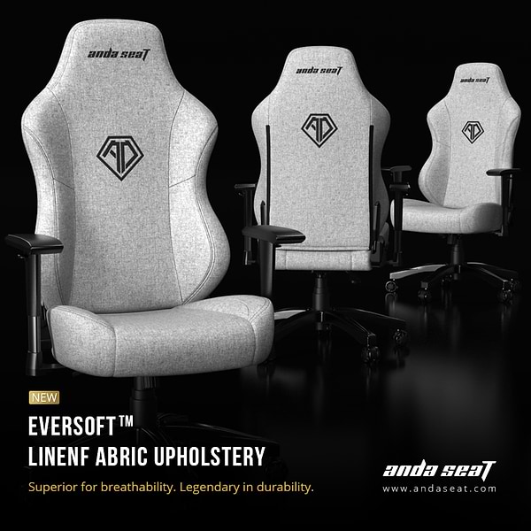 Фото - Крісло для геймерів Anda Seat Phantom 3 Size L Grey (AD18Y-06-G-F)